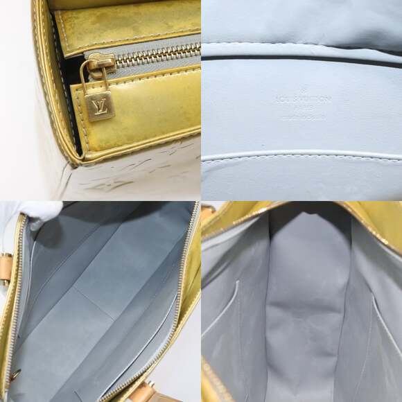LOUIS VUITTON Monogram Vernis Columbus Tote Bag Gris M91028 - Picture 11 of 12